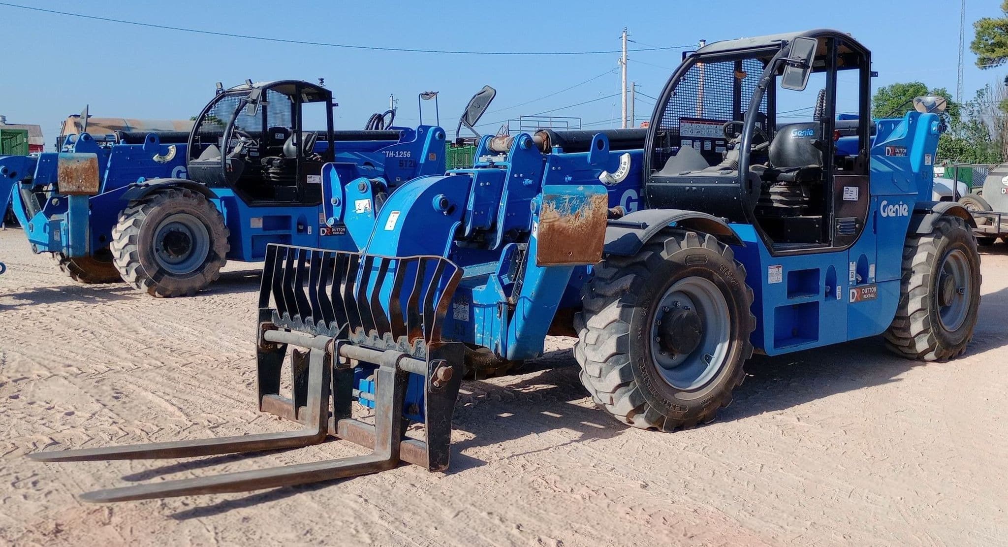 2021 Genie GTH-1256 telehandler at the MF Equipment yard